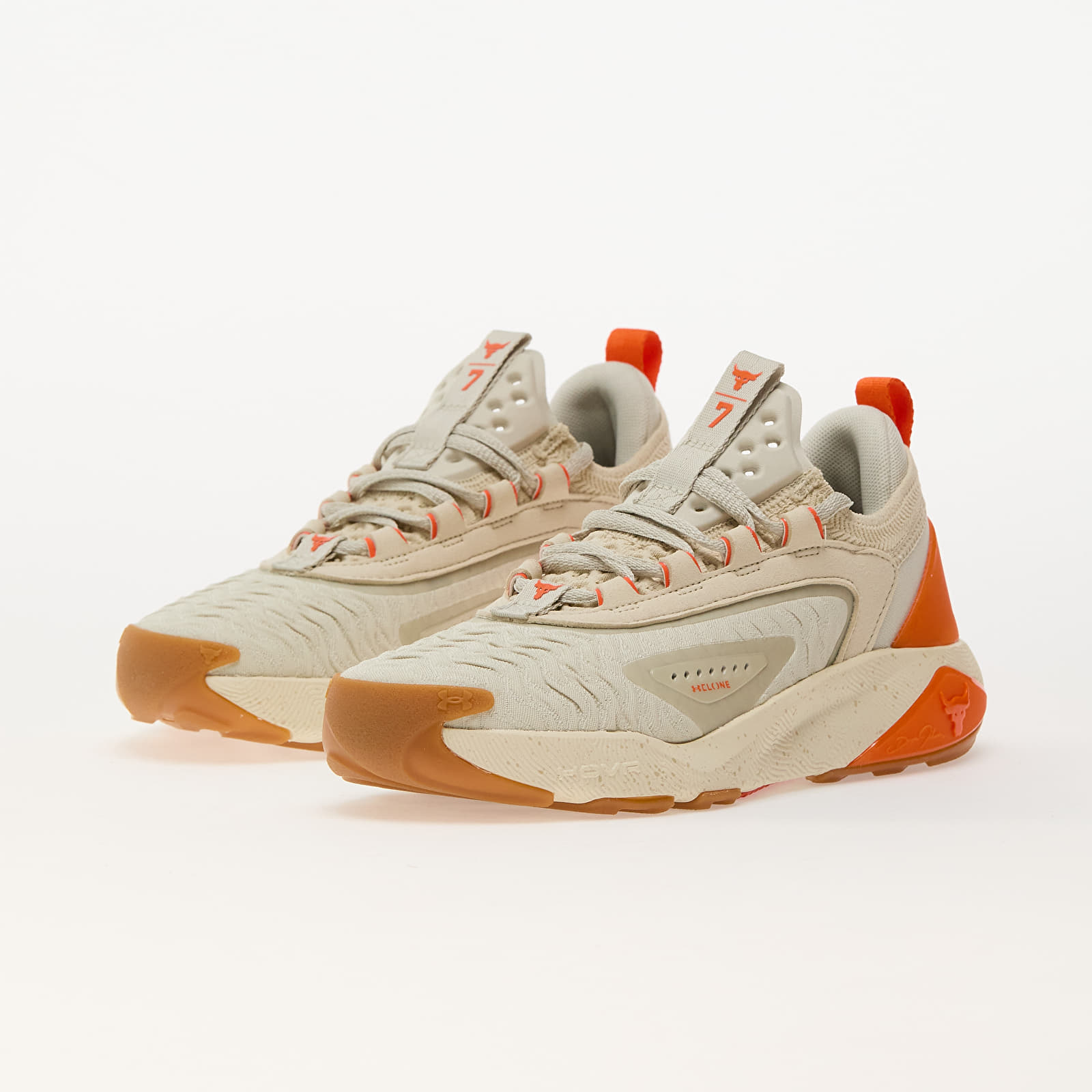 Frauen Under Armour W Project Rock 7 Silt/ Silt/ Team Orange