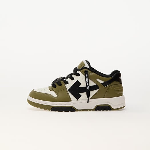 Off-White Out Of Office White - Olive Green