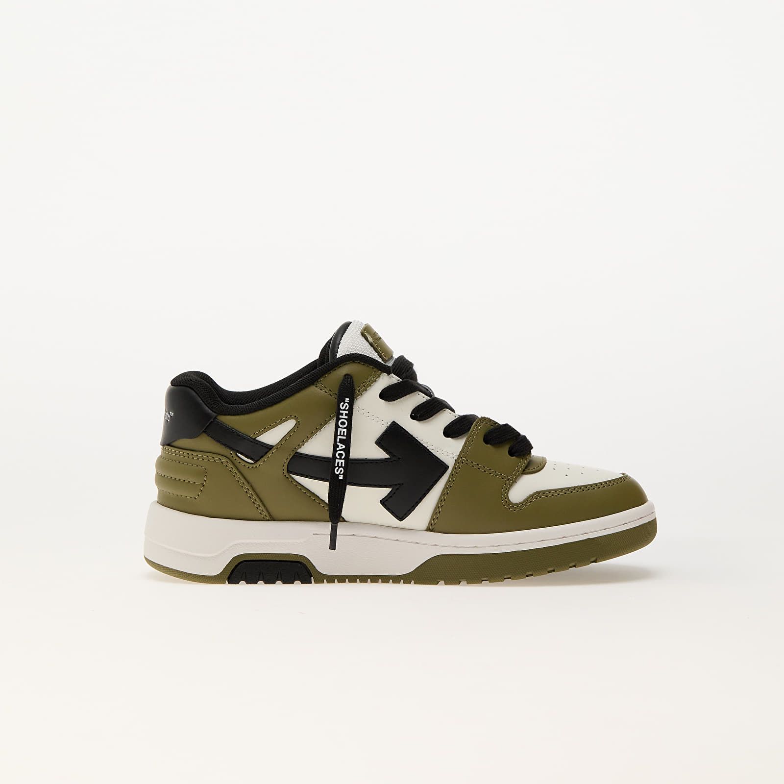 Men's shoes Off-White Out Of Office White - Olive Green