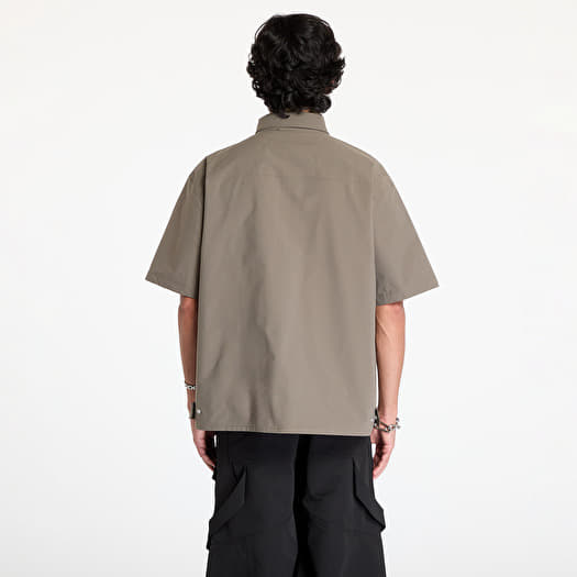 HELIOT EMIL S/S Nylon W. Carabiner Shirt Dusty Green | Footshop
