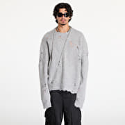 Sweaters HELIOT EMIL Convex Distressed Knit UNISEX Light Grey