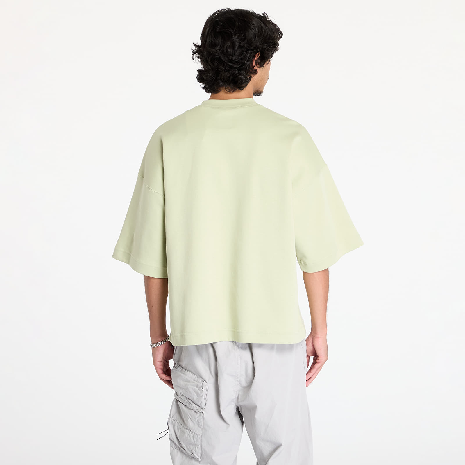 Tricouri Nike Tech Fleece Short Sleeve Tee Olive Aura/ Olive Aura