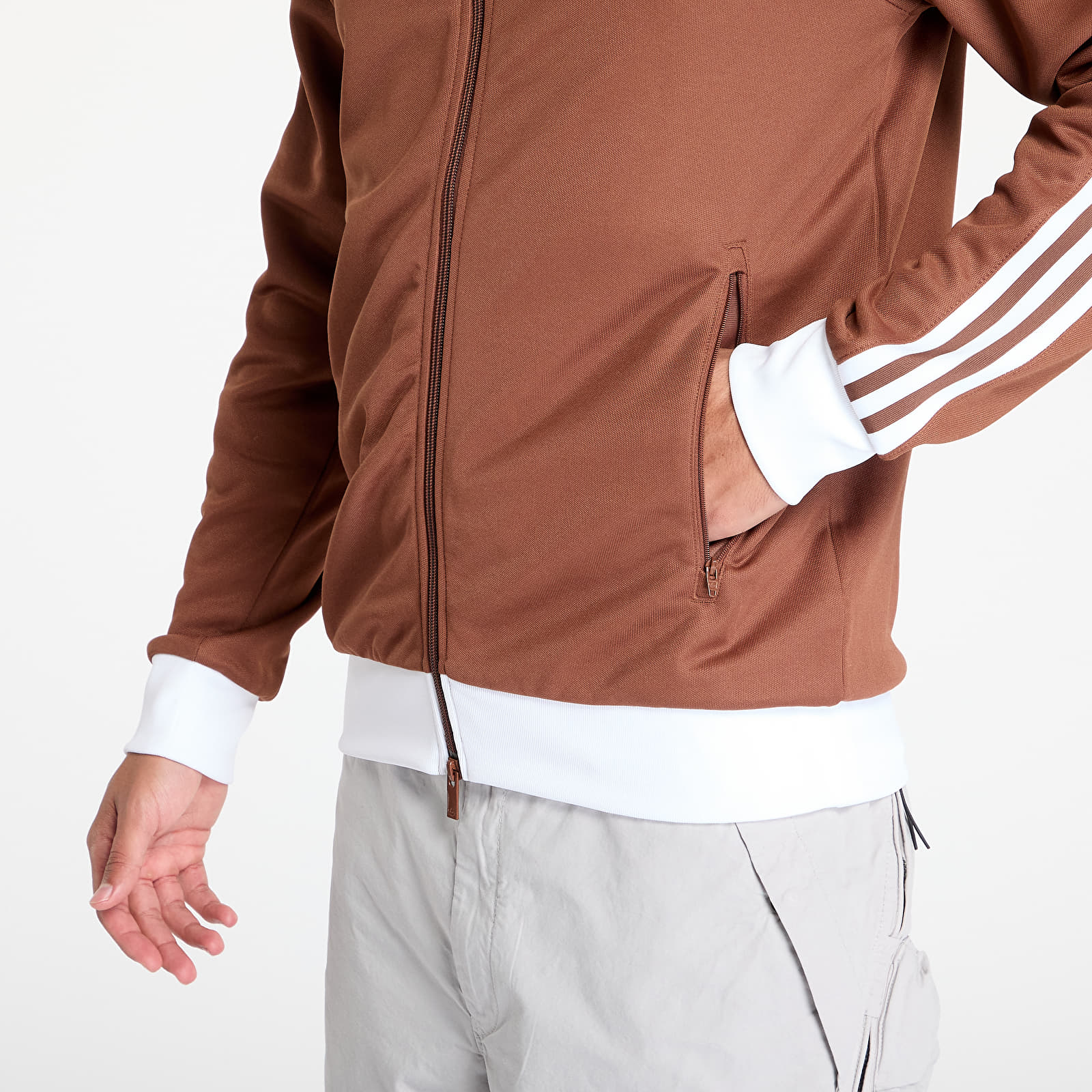 Bluzy Adicolor Classics Track Top Preloved Brown