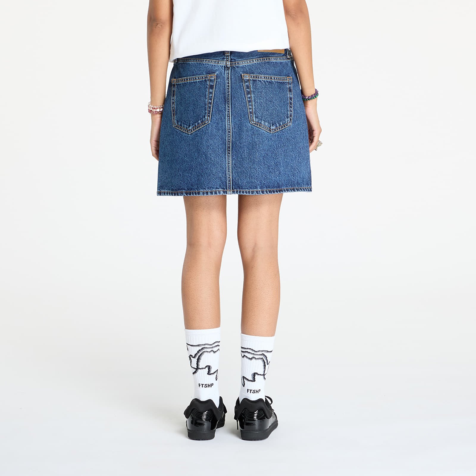 Seelikud Calvin Klein Jeans Hero High Rise Mini Skirt Blue