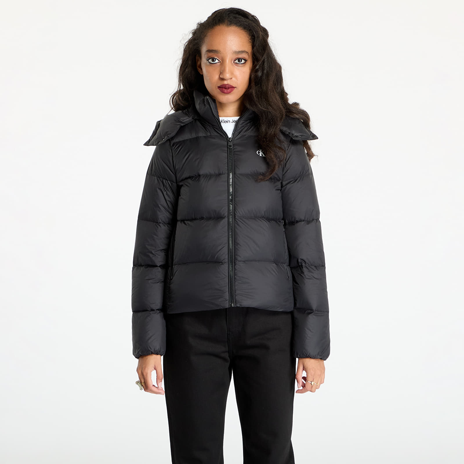 【一部予約販売】 Jeans Klein Calvin jackets Women's Mw Puffer Short Down ジャケット・アウター
