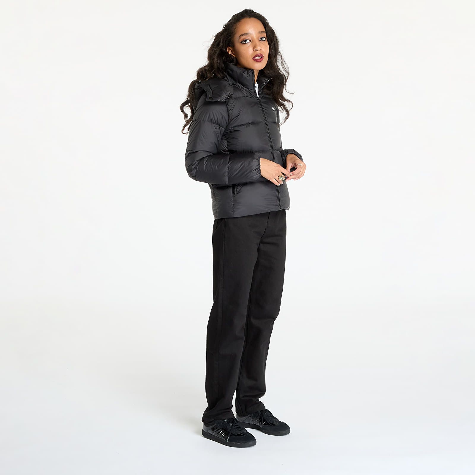 Dámske bundy Calvin Klein Jeans Mw Down Short Puffer Jacket Black