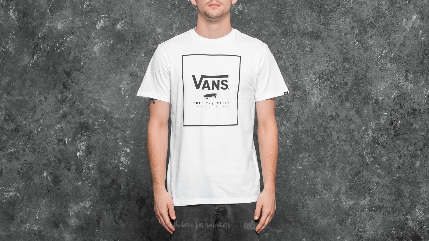 Camisetas Vans Print Box Tee White-Black