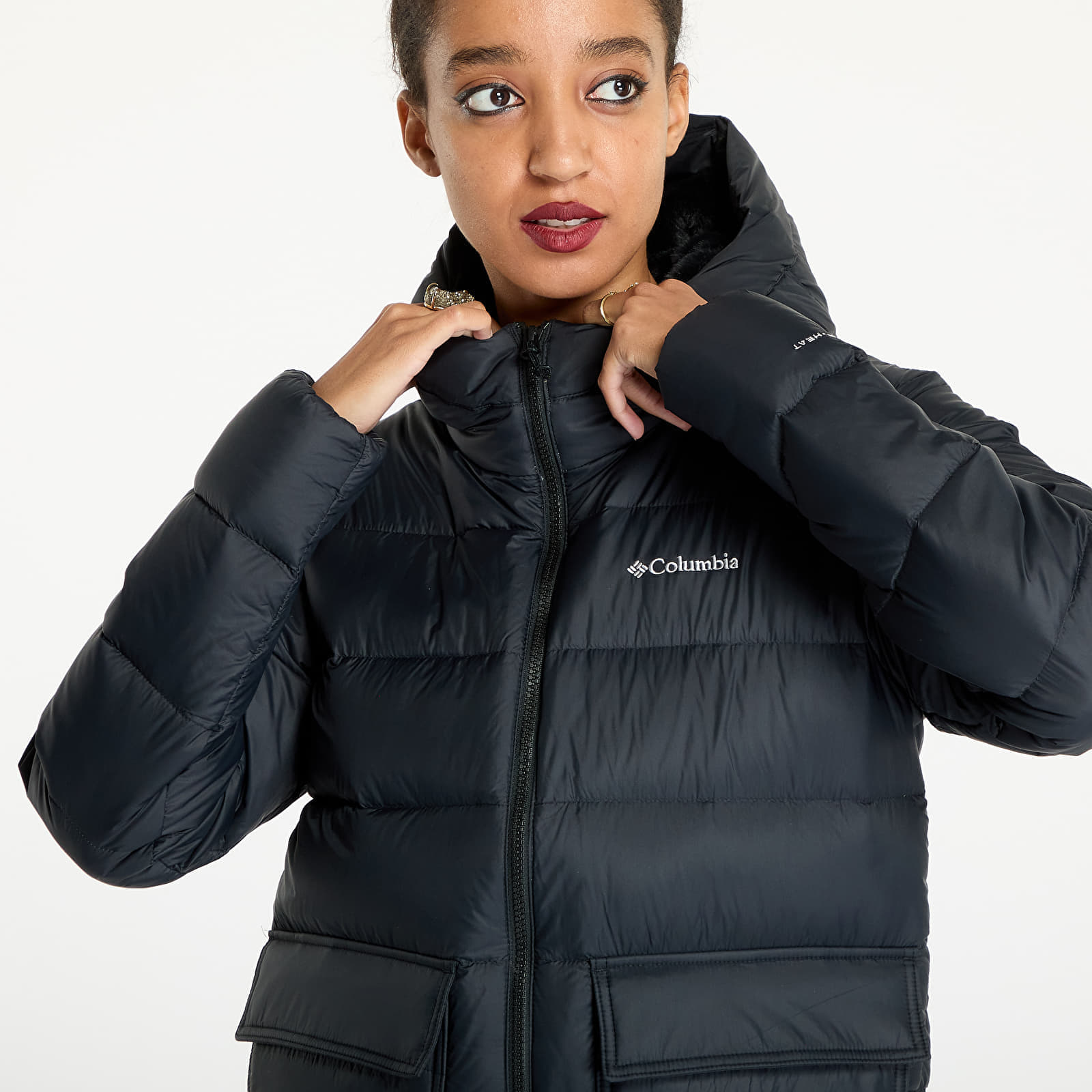 Jacheta Columbia Harmony Falls™ Hooded Down Jacket Black - 1 | YEO