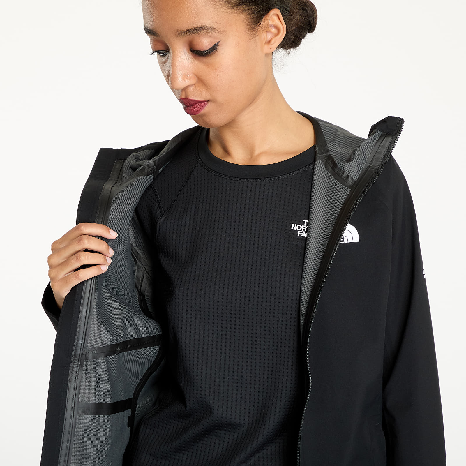 Naisten takit The North Face Ma Waterproof Jacket TNF Black