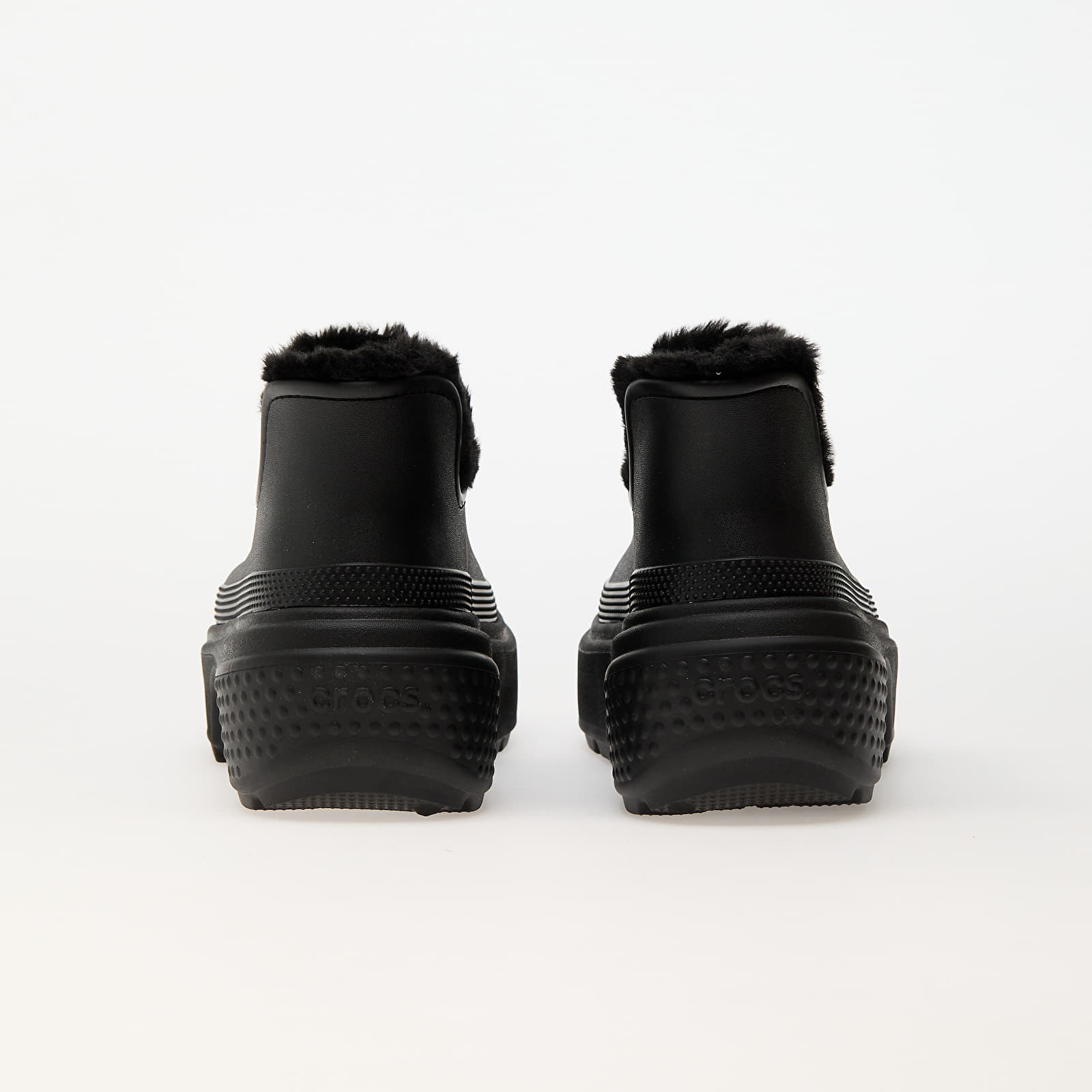 Männer Crocs Stomp Lined Shorty Boot Black/ Black