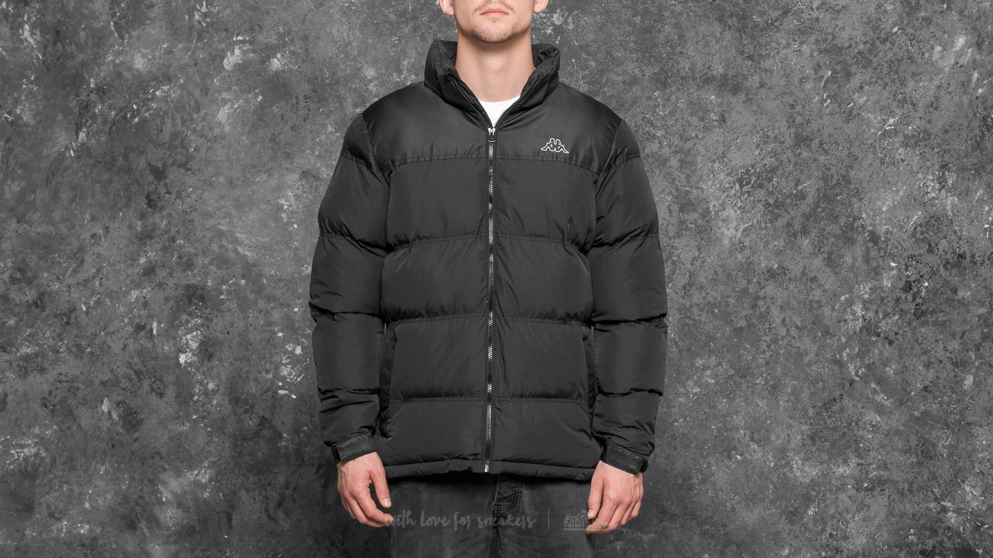 Kabátok Kappa Trasso Jacket Black-Grey