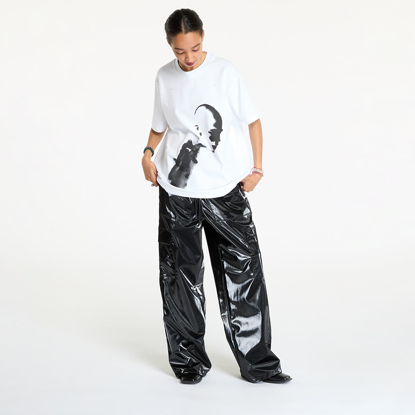 Koszulki HELIOT EMIL AI Generated Print T-Shirt UNISEX White