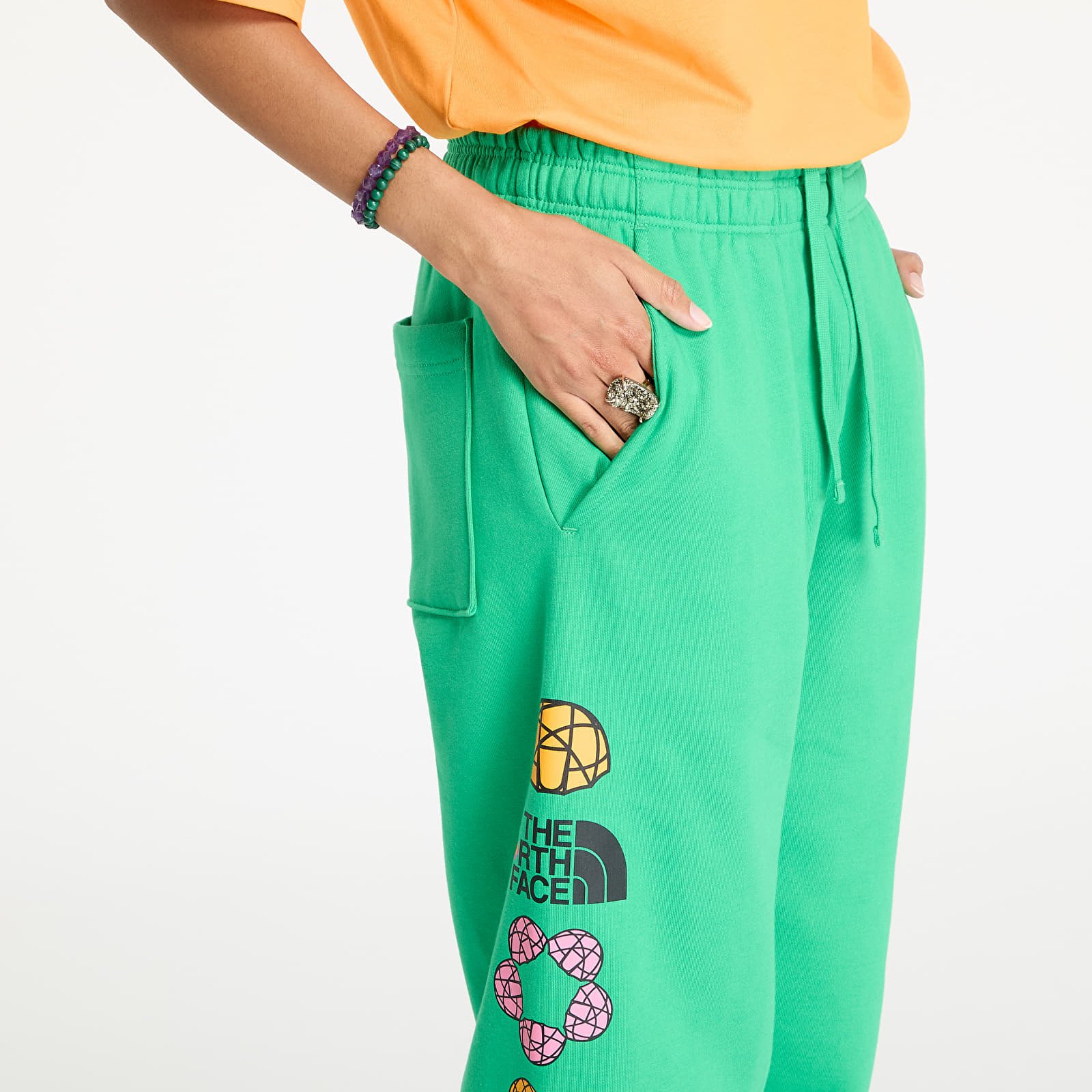 Spodnie dresowe The North Face x Yinka Ilori Jogger Optic Emerald