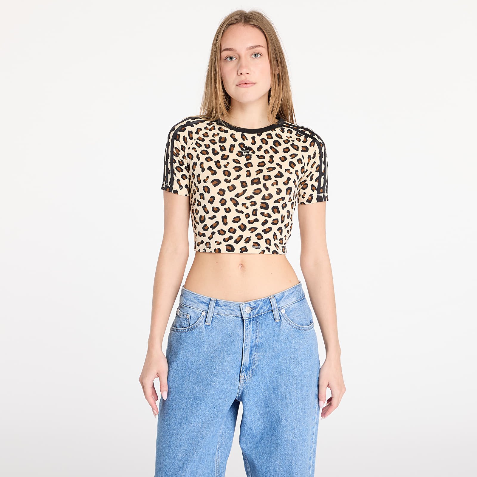 Trička adidas Leopard Aop Baby T-Shirt Black