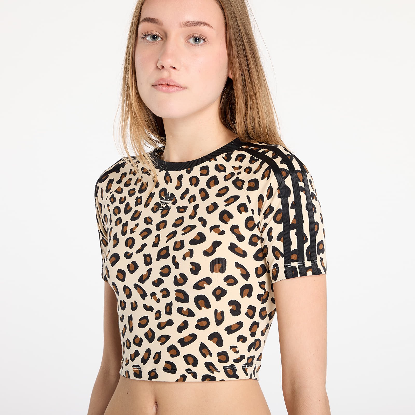 Trička adidas Leopard Aop Baby T-Shirt Black