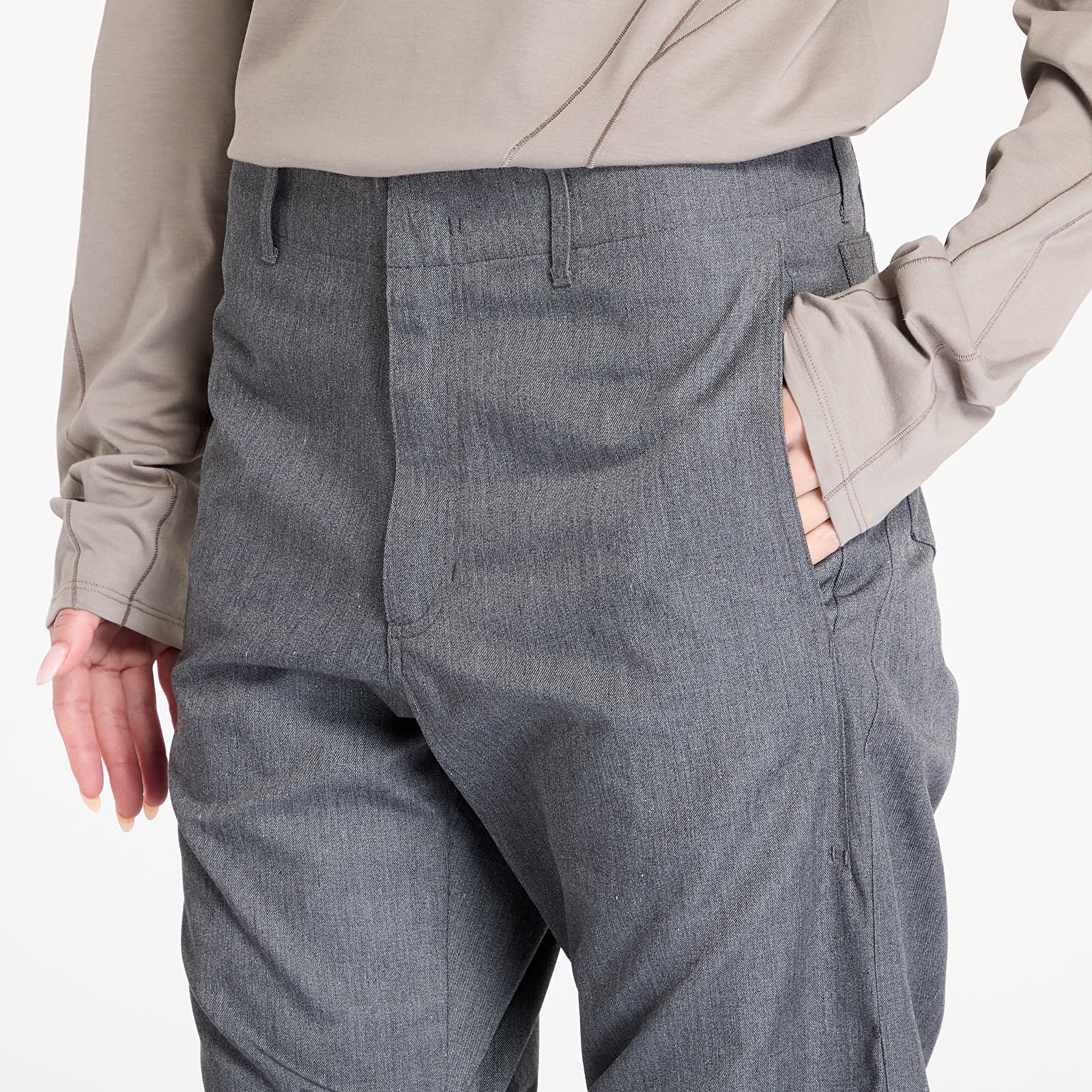 Džínsy a nohavice Post Archive Faction (PAF) 7.0 Trousers Right UNISEX Charcoal