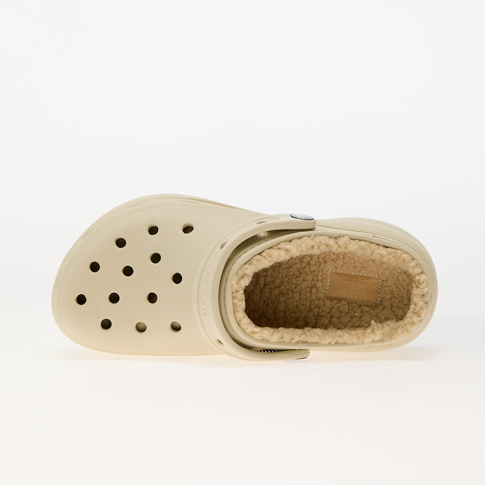 Дамски кецове и обувки Crocs Classic Platform Lined Clog W Bone