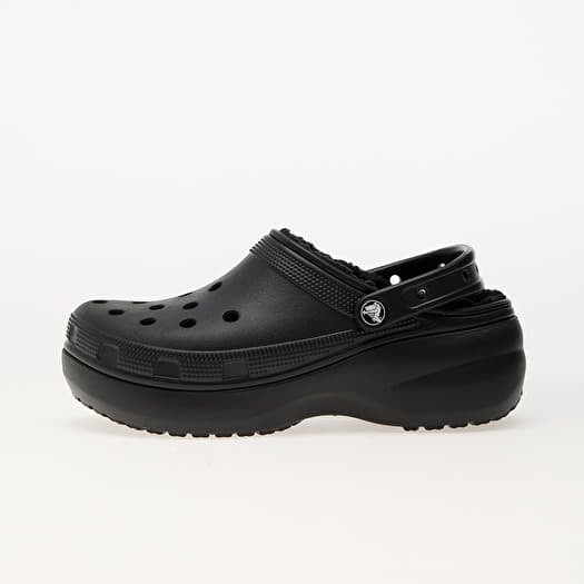 Crocs Classic Platform Lined Clog W Black