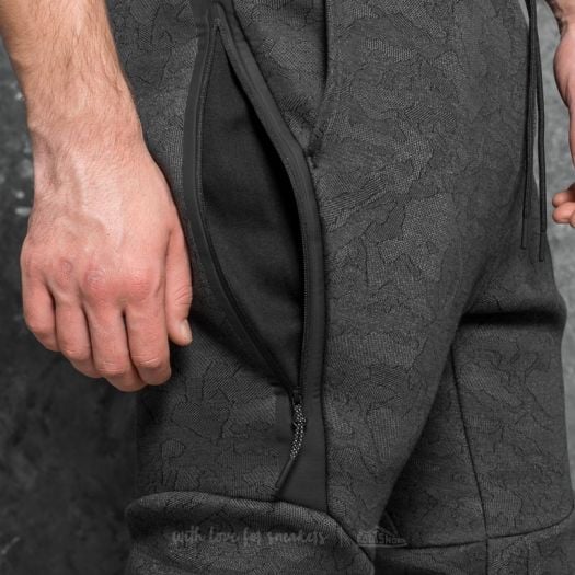 Pants and jeans Nike Sportswear Tech Fleece Jacquard Pant Midnight Fog Black Footshop