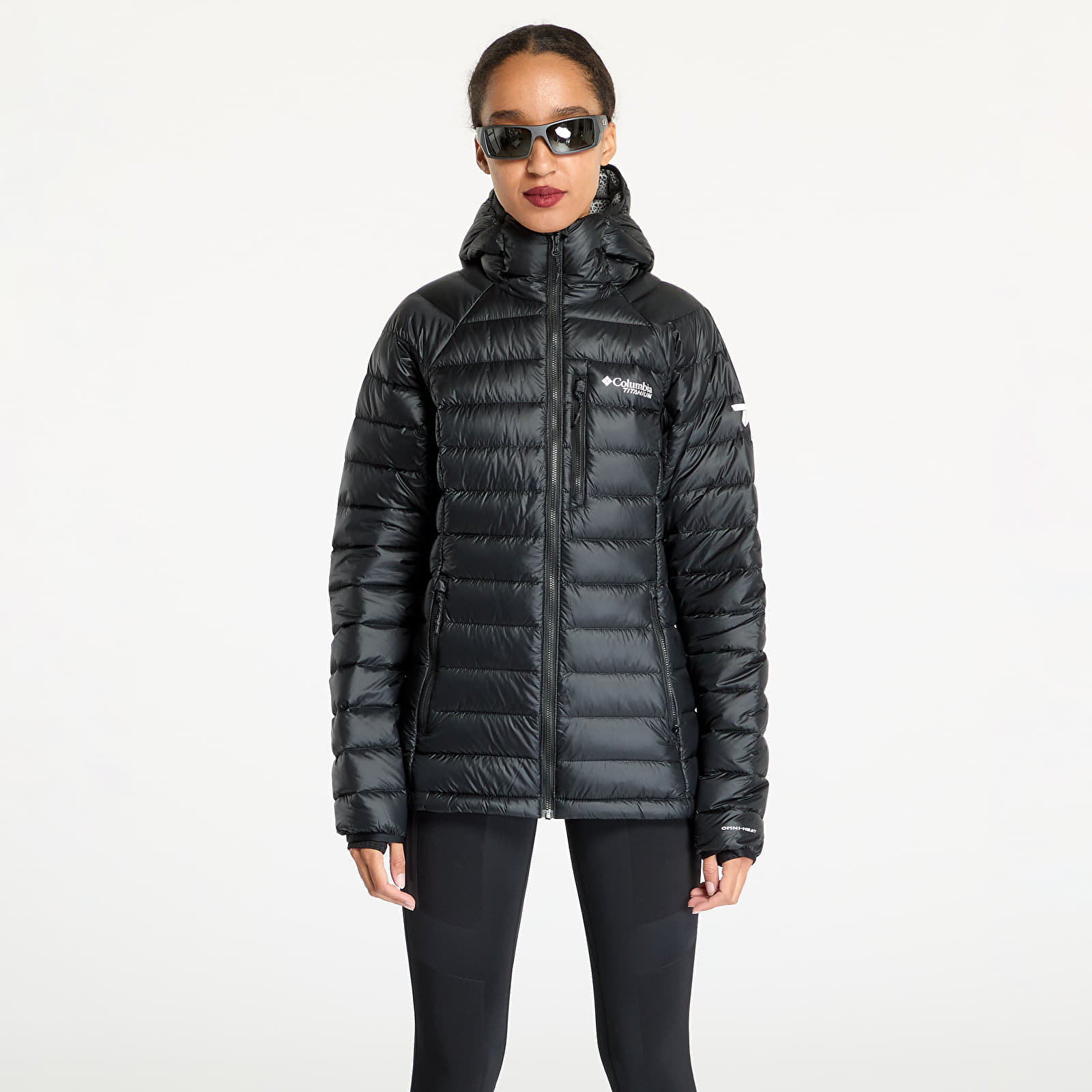 Bunda Columbia Arctic Crest™ Down Hooded Jacket Black L