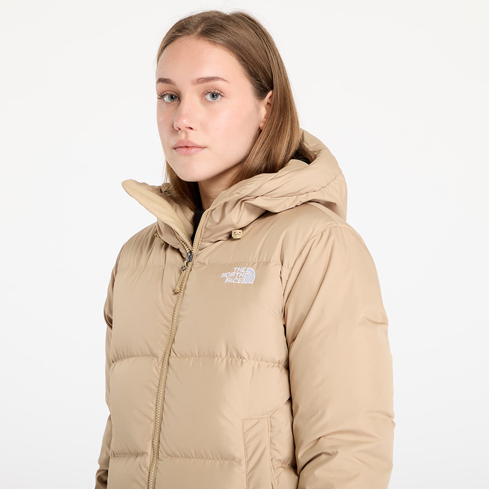 Kurtki damskie The North Face Triple C Parka Khaki Stone