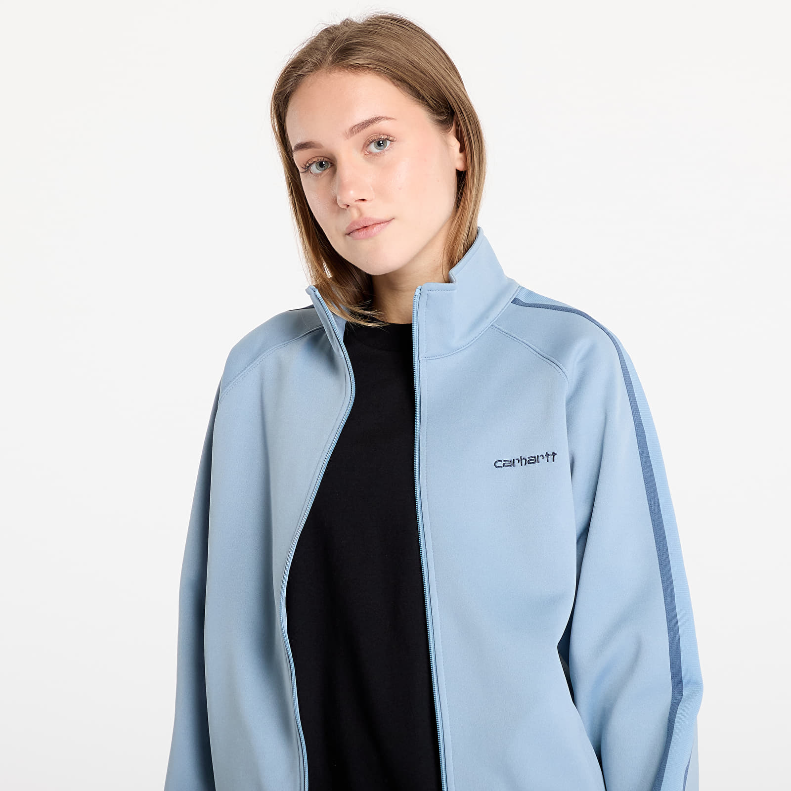 Bluzy z kapturem Carhartt WIP Bolan Jacket UNISEX Dusty Ice/ Positano