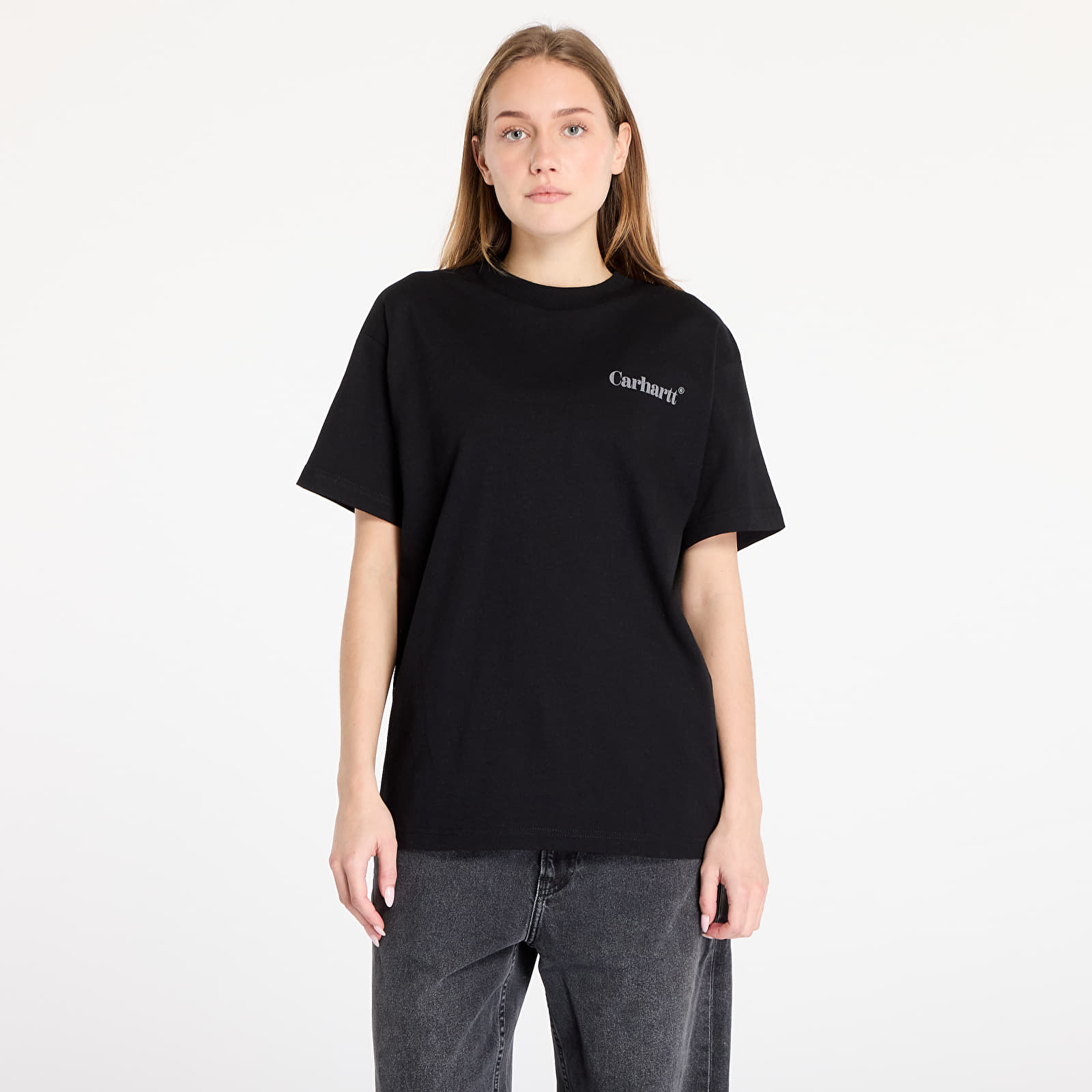 T-skjorter for menn Carhartt WIP S/S Fold Duck T-Shirt UNISEX Black