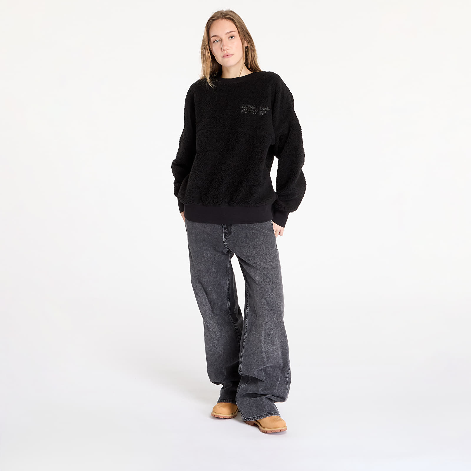 Men's hoodies Carhartt WIP Coordinate Sweat UNISEX Black/ Grey