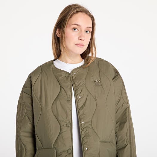 Adidas jacket olive green shop