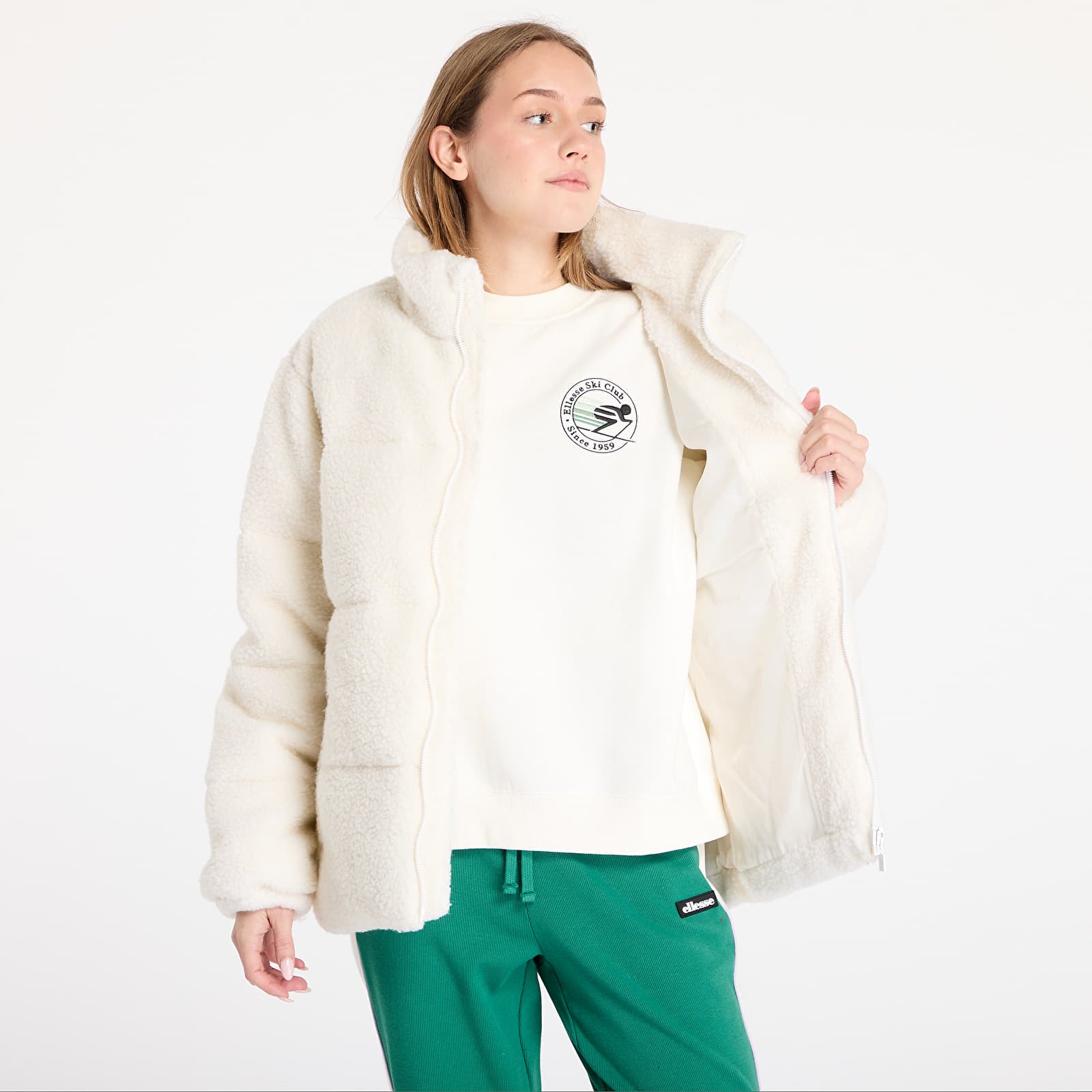 Women's jackets Ellesse Berghutte Jacket Off White