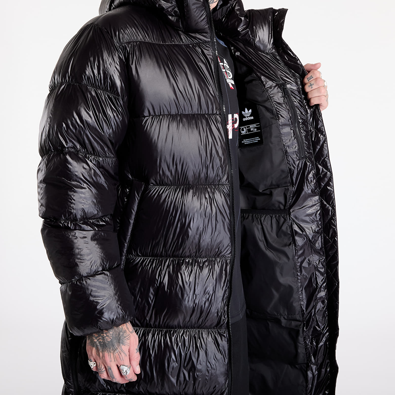 Péřovky adidas Long Regen Jacket Black