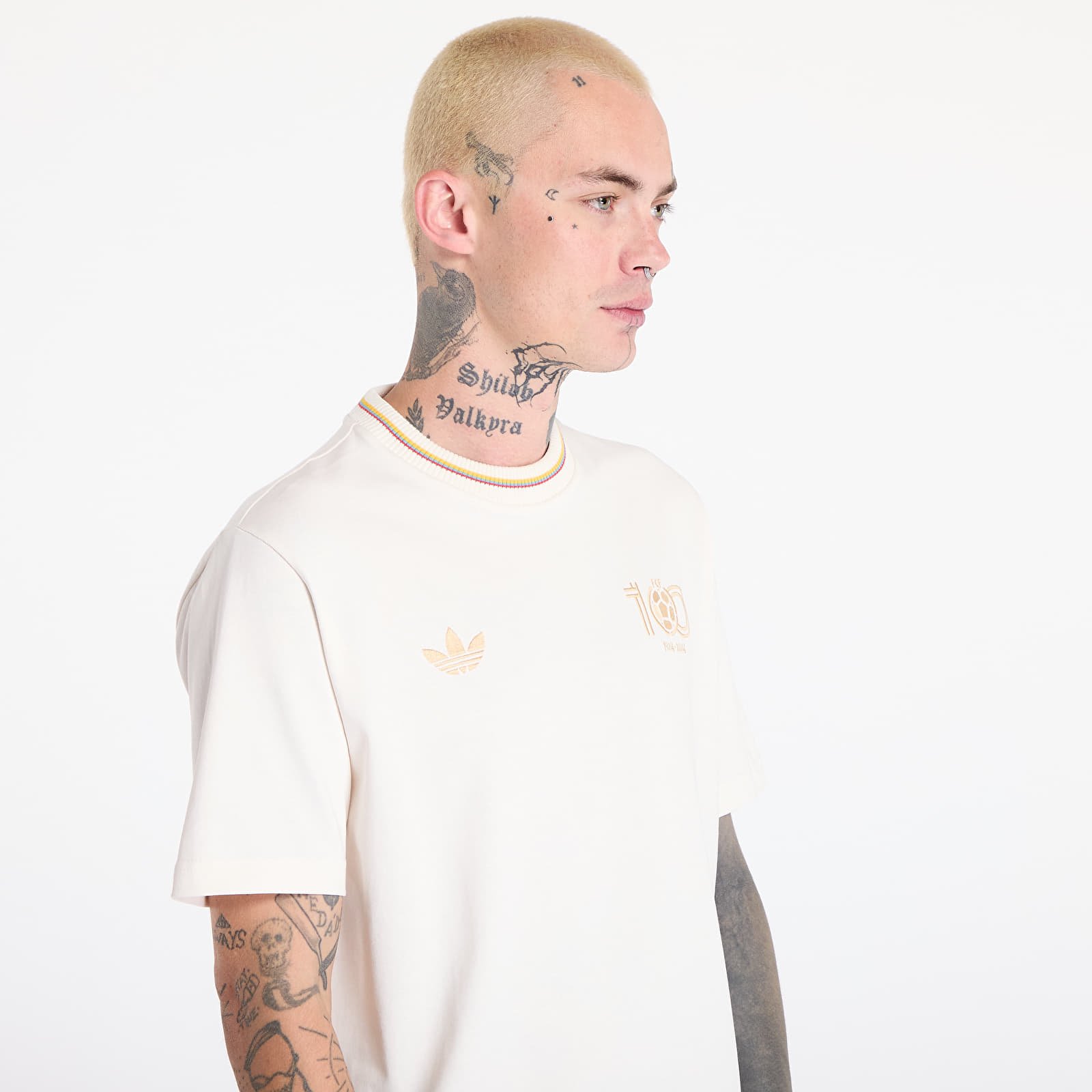 Men's T-shirts adidas FCF Anniversary Tee Core White