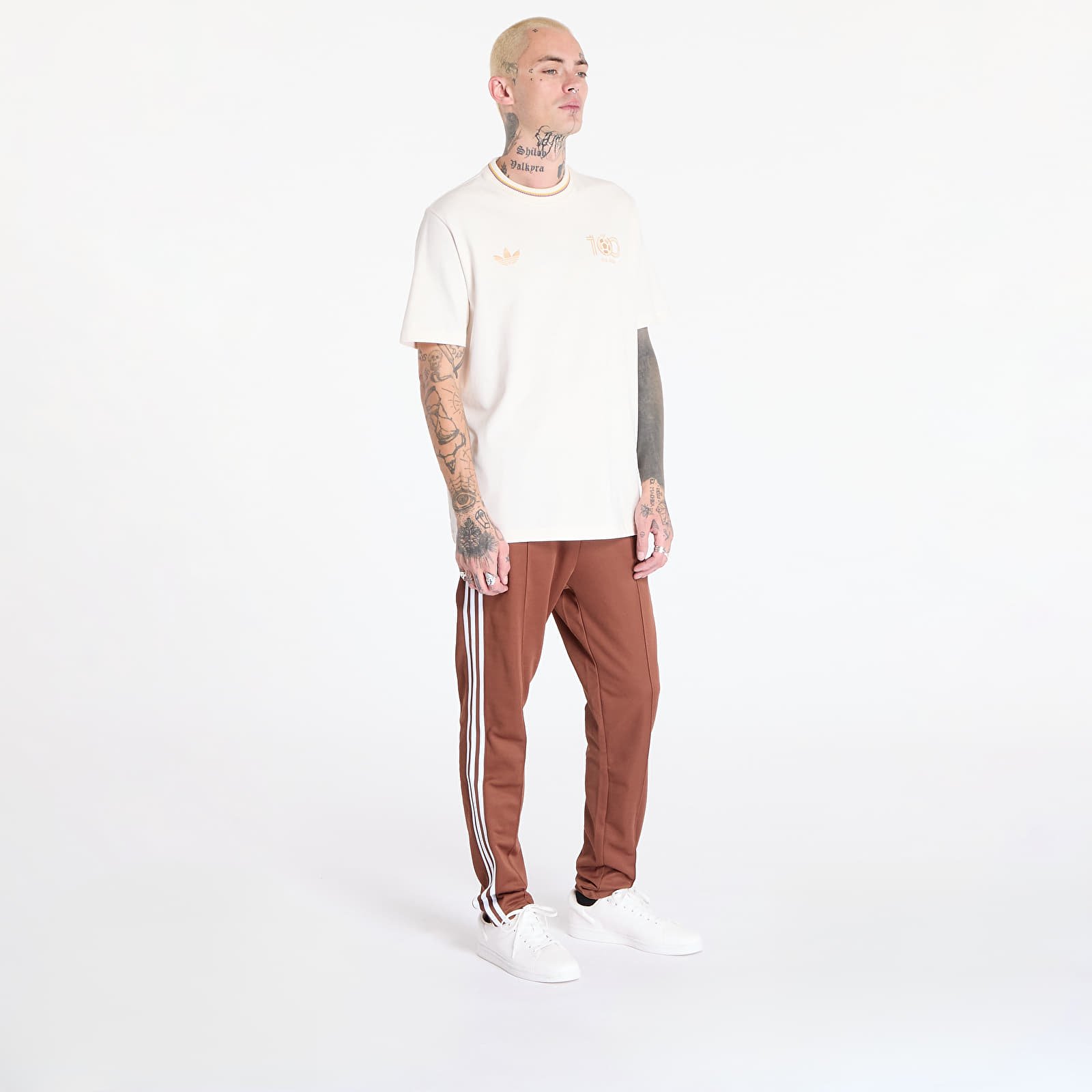 Men's T-shirts adidas FCF Anniversary Tee Core White