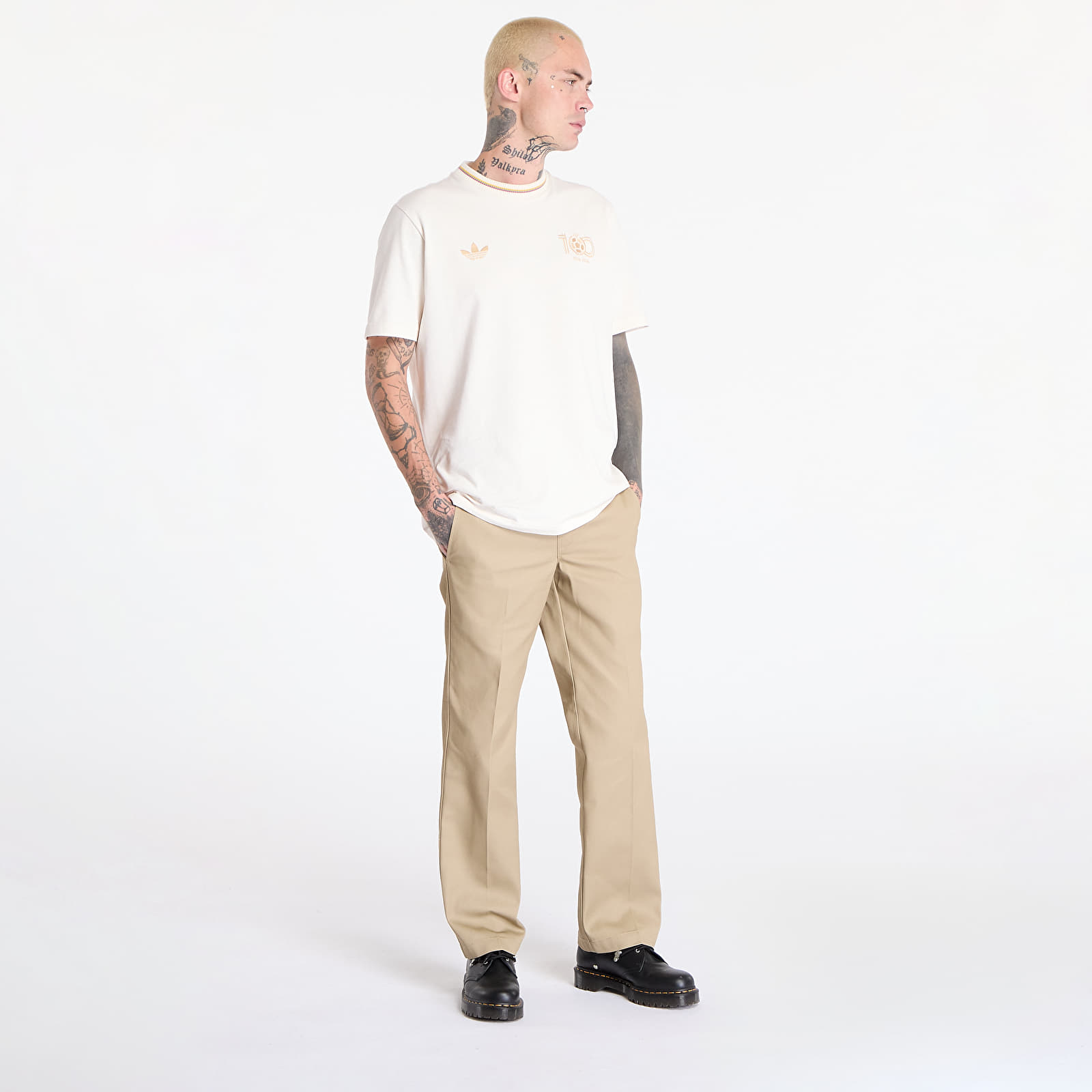 Hosen für Männer Dickies Original 873 Slim Straight Work Pant Khaki