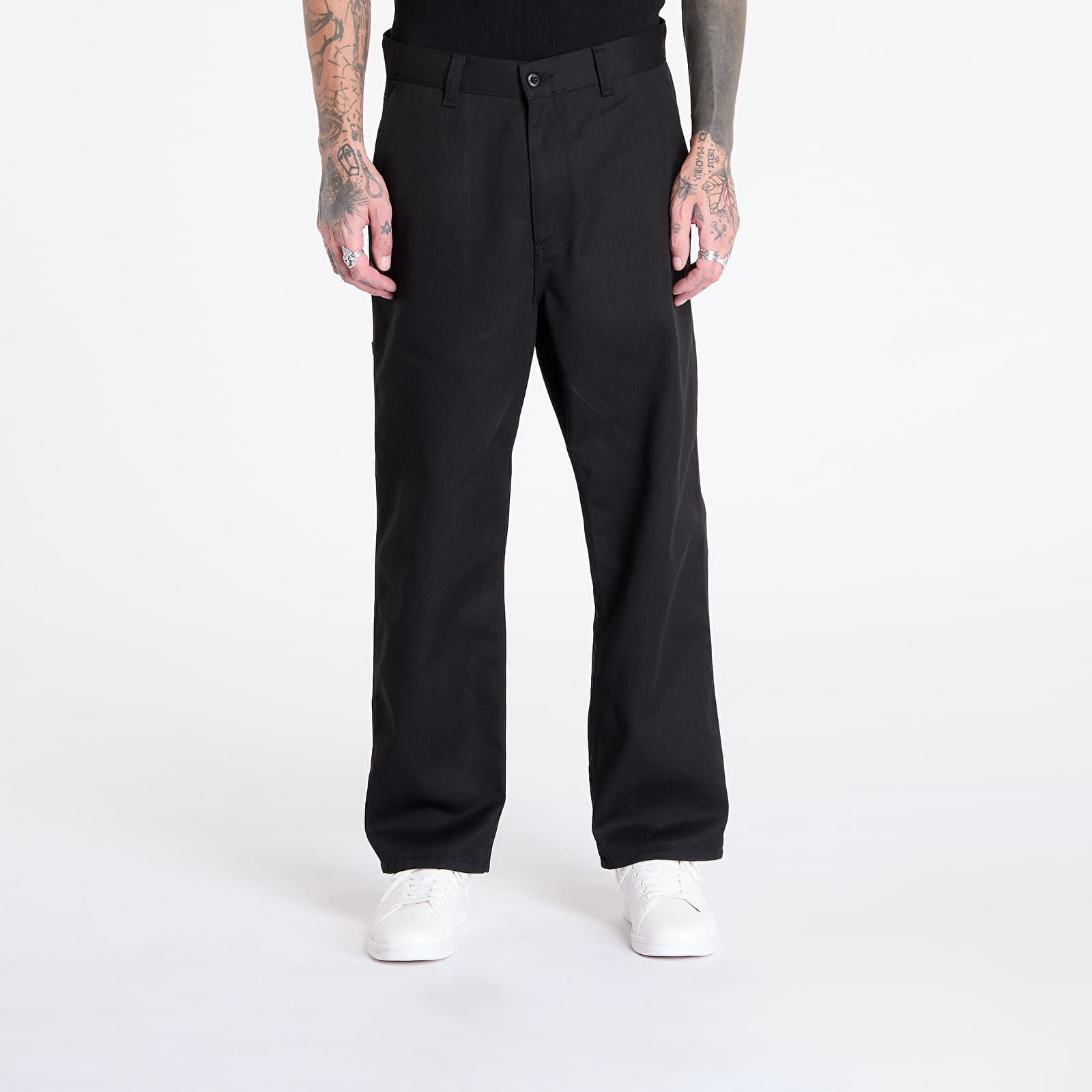 Pánské kalhoty Carhartt WIP Midland Single Knee Pant Black Rigid