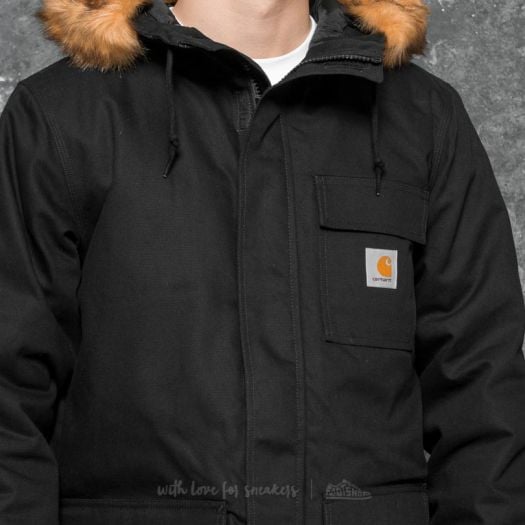 Carhartt siberian parka online black
