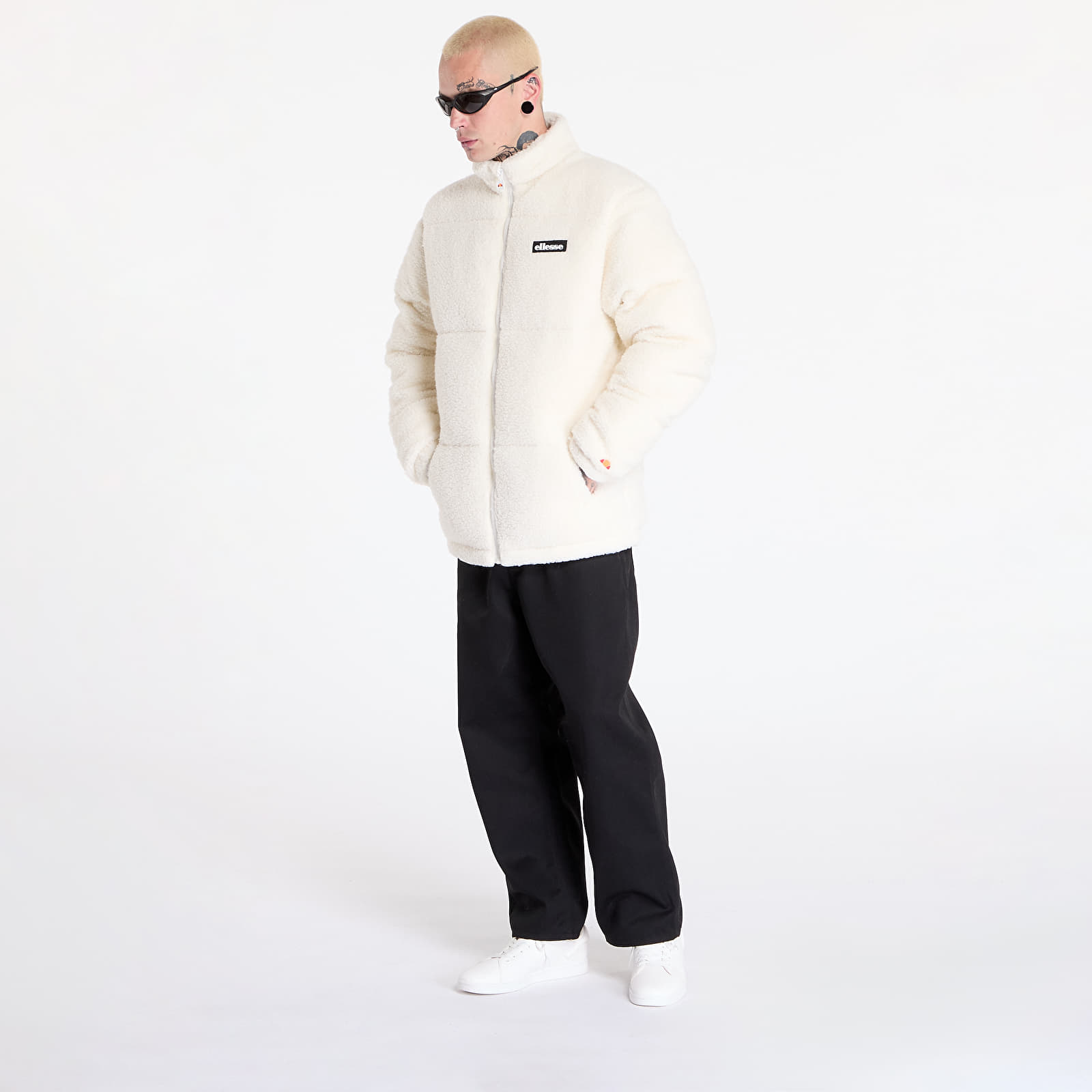 Pánske bundy Ellesse Monoli Jacket Off White