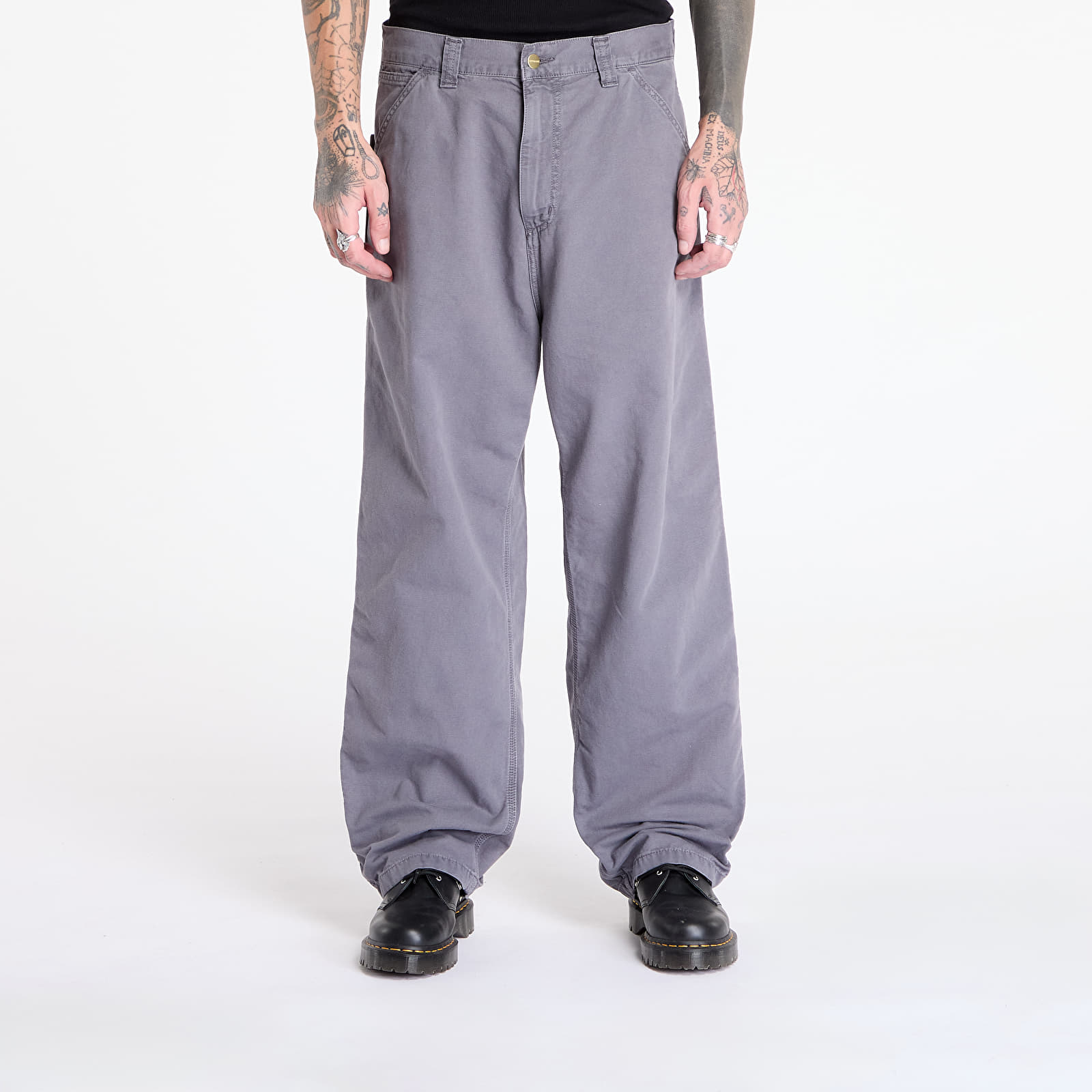 Men's trousers Carhartt WIP OG Single Knee Pant Graphite Stone Dyed