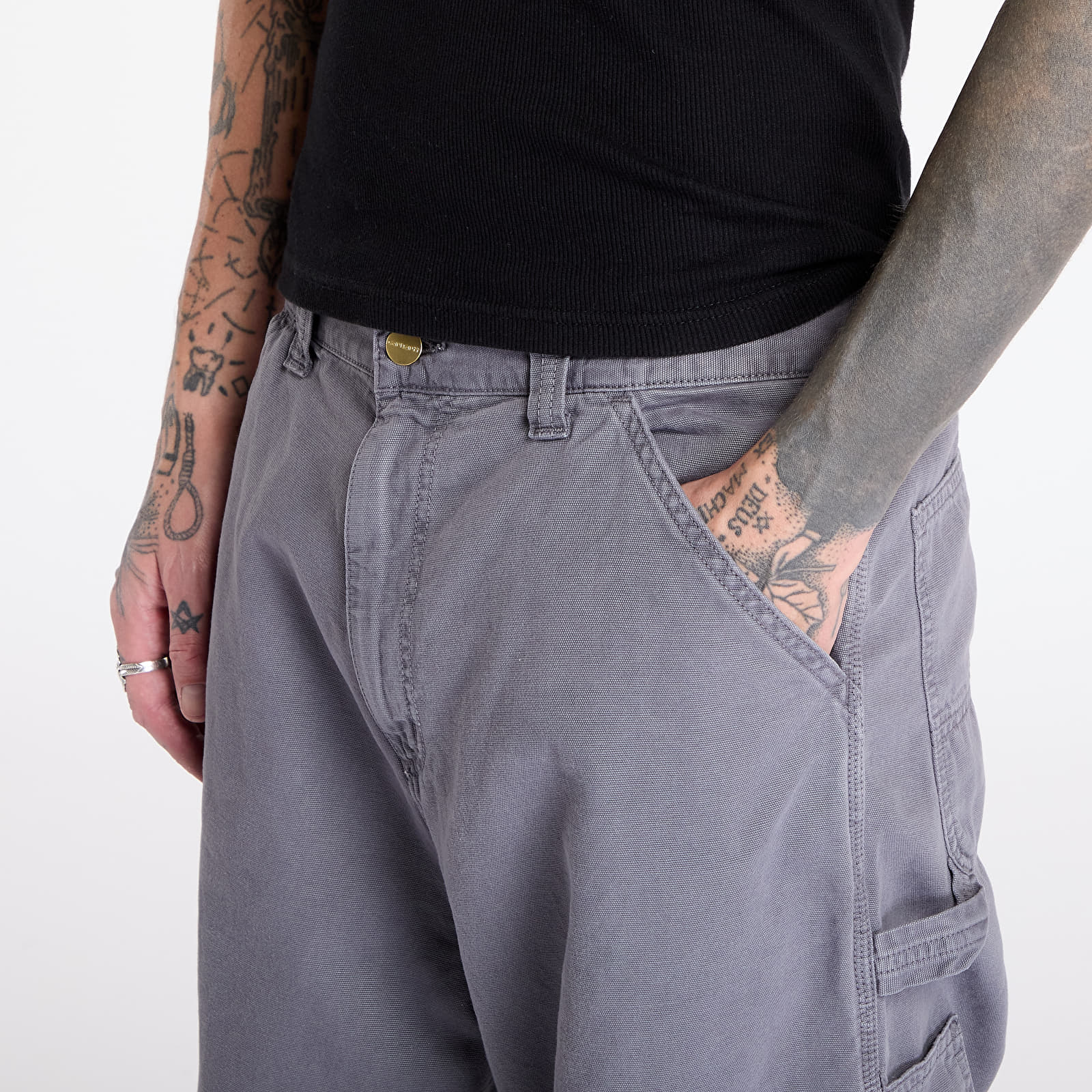 Men's trousers Carhartt WIP OG Single Knee Pant Graphite Stone Dyed