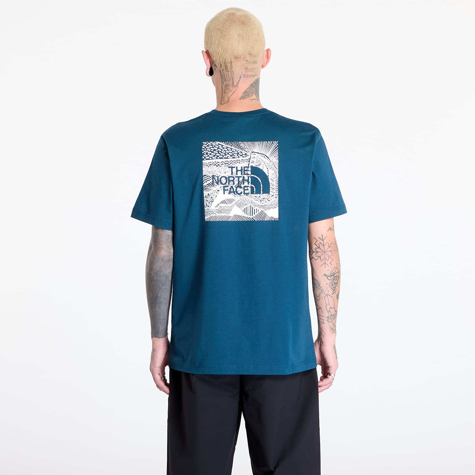 Men's T-shirts The North Face S/S Box Nse Celebration Tee Midnight