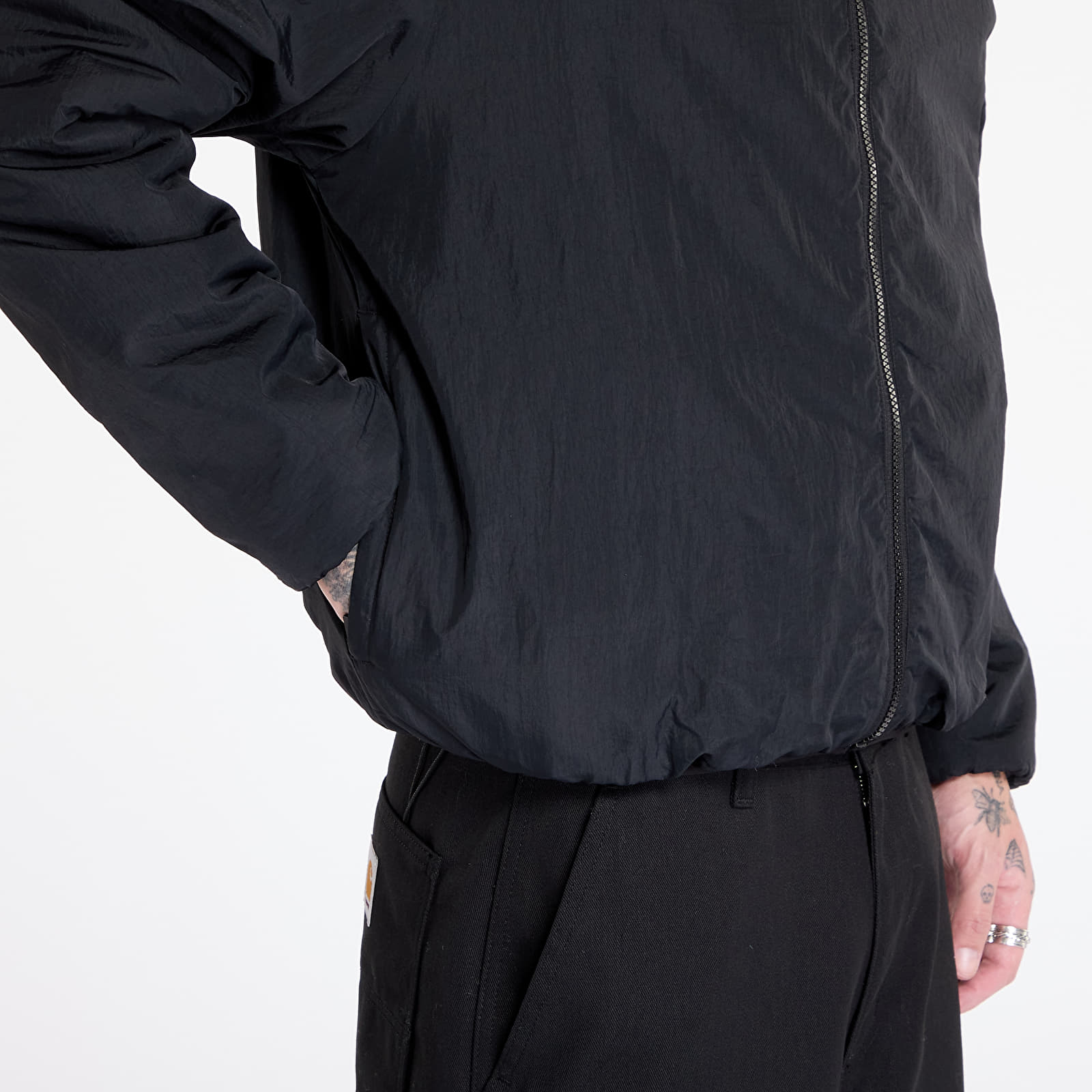 Pánske bundy Ellesse Pallatini Fz Jacket Black/ White