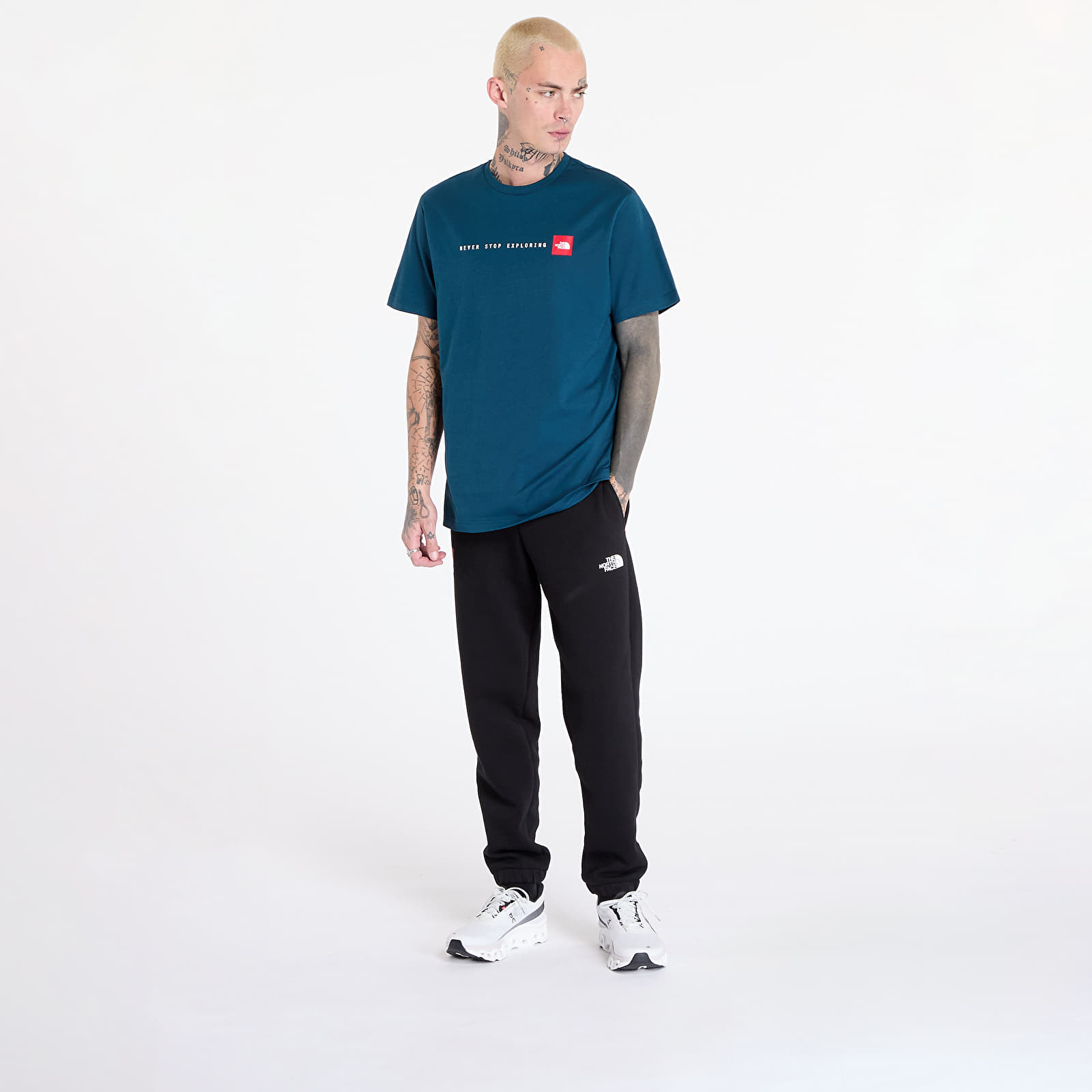 Pánská trička The North Face S/S Nse Tee Midnight Petrol
