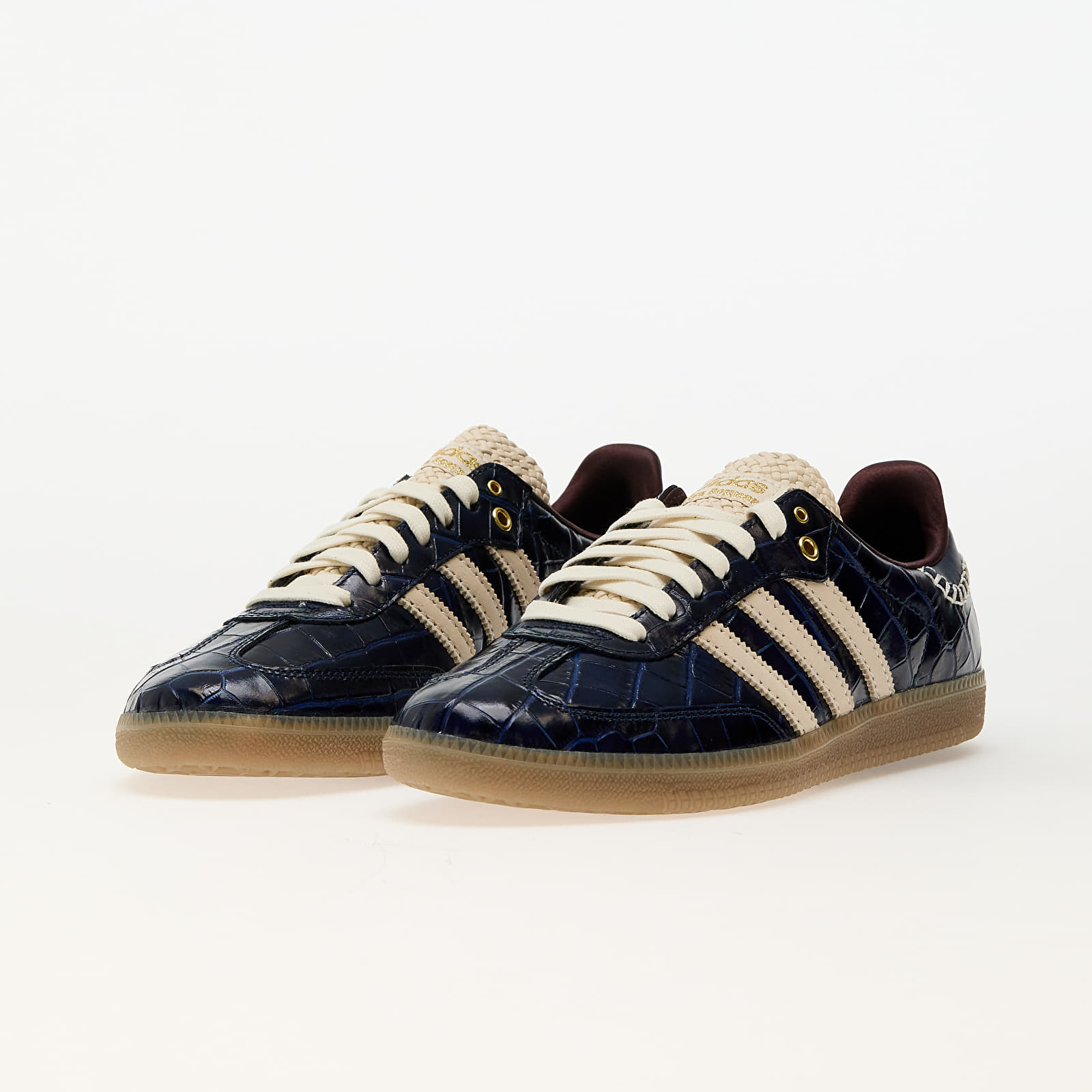 Vyriška avalynė adidas x Wales Bonner Samba Collegiate Navy/ Wonder White/ Night Red
