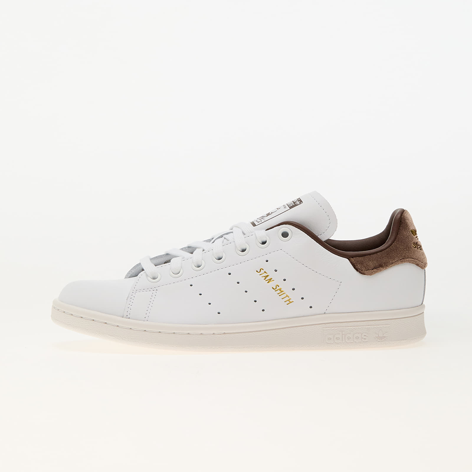 Levně Tenisky adidas Stan Smith W Ftw White/ Gold Metallic/ Brown