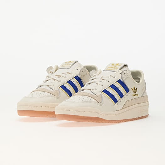 Adidas Forum Low CL W Cloud White Royal Blue Almost Yellow US 6.5