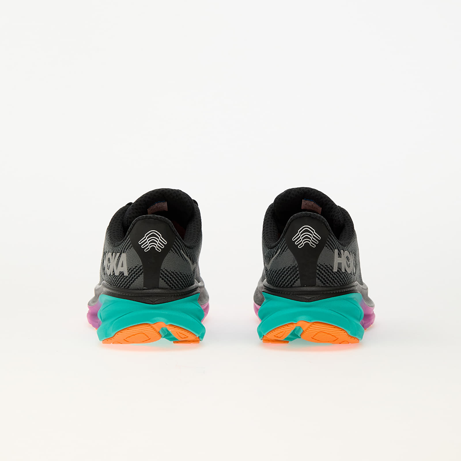 Women s shoes Hoka W Clifton 9 GTX Black Electric Aqua Footshop