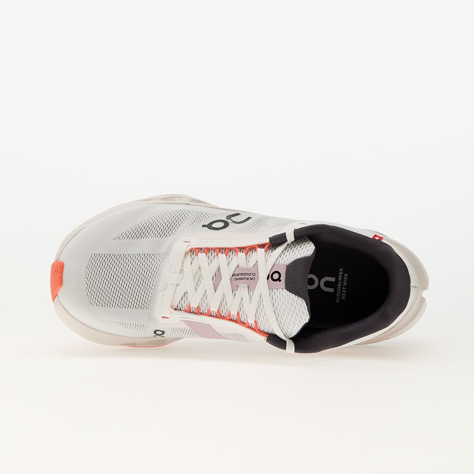 Damen Sneaker und Schuhe On W Cloudsurfer Next Wide White/ Flame