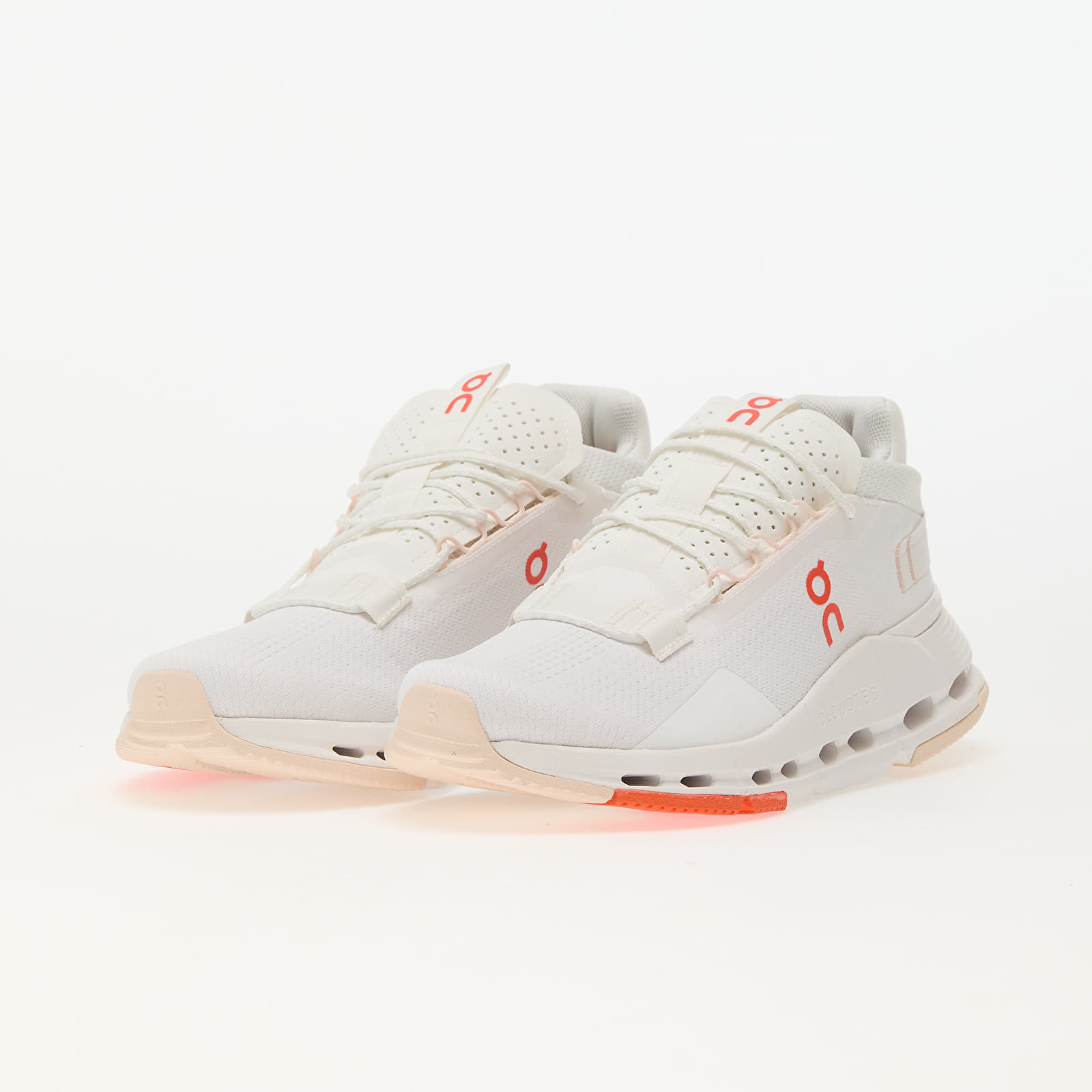 Damen Sneaker und Schuhe On W Cloudnova 2 White/ Flame