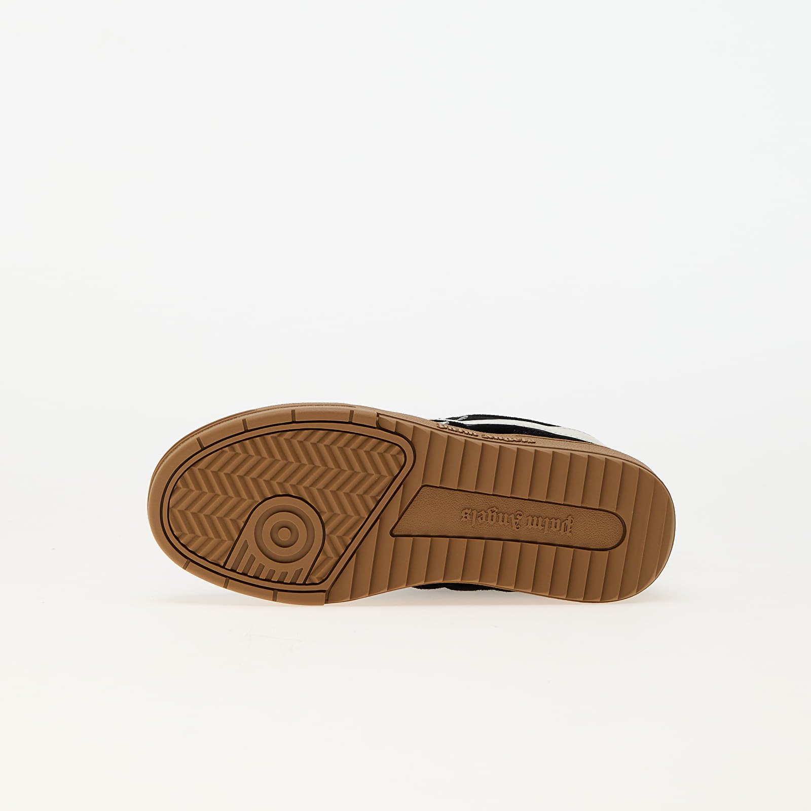 Dětské tenisky a boty Palm Angels Kids Palm Beach University Leather Black White