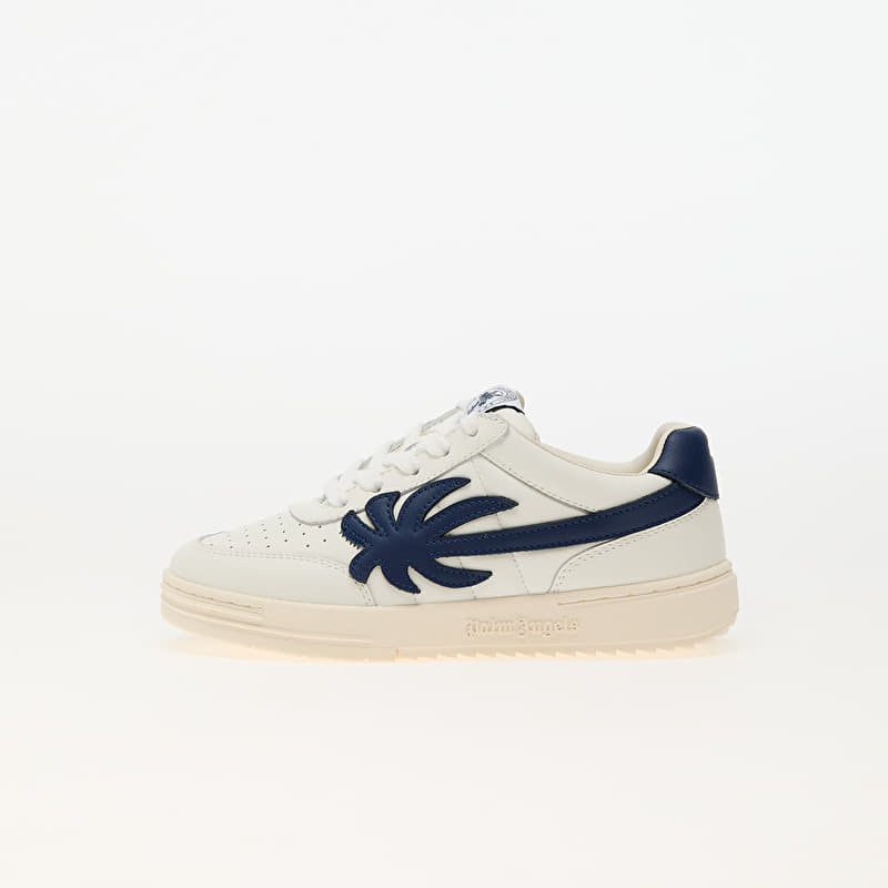 Palm Angels Kids Palm Beach University Calf Sn White Blue